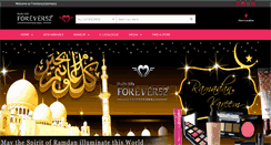 Desktop Screenshot of forever52cosmetics.com